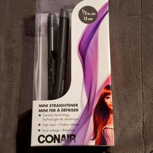 NIB. Conair mini straightener.